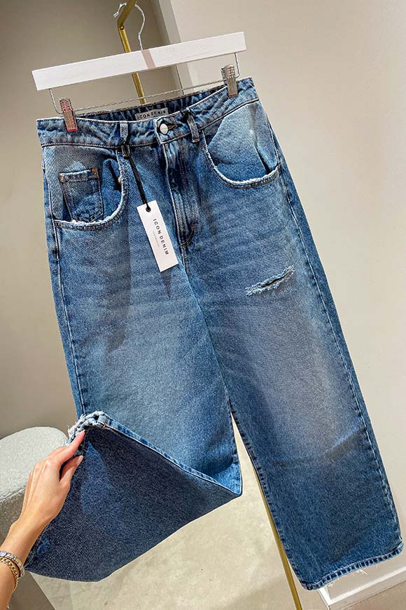 Icon Denim - Jeans "Poppy Eco" lavaggio medio