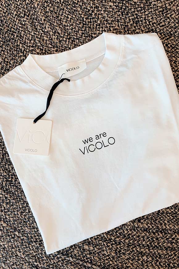 VICOLO T-Shirt Donna Nero Uc0194 Primavera Estate 2018