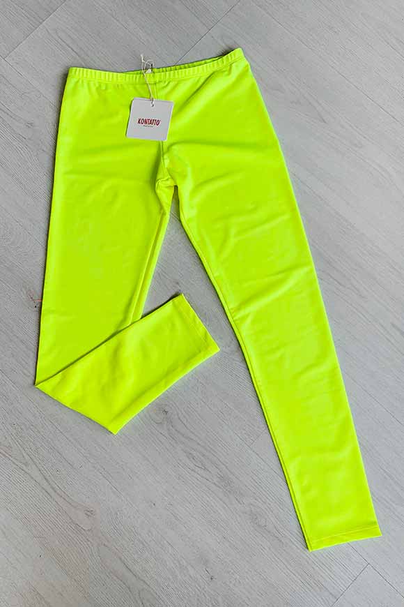 Kontatto - Neon yellow leggings