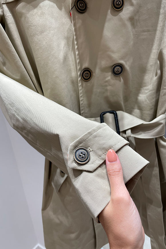 Block Eleven - Beige cotton trench coat