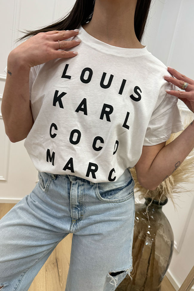Calibro Shop - T shirt basic bianca "Louis"