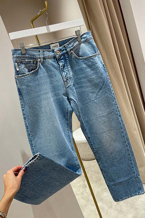 Berna - Jeans dritto lavaggio chiaro