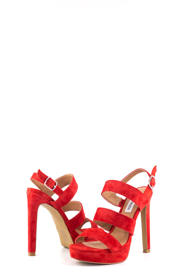 Steve Madden - Red sandals with bands Glam