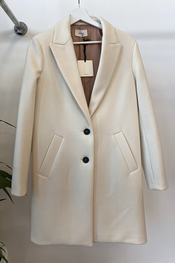 Vicolo - Structured white coat