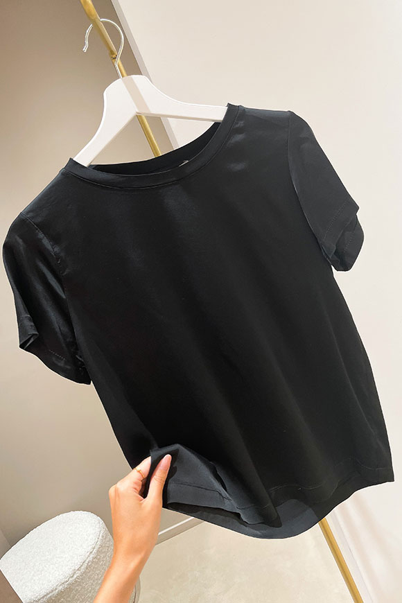 Haveone - T shirt nera stretch