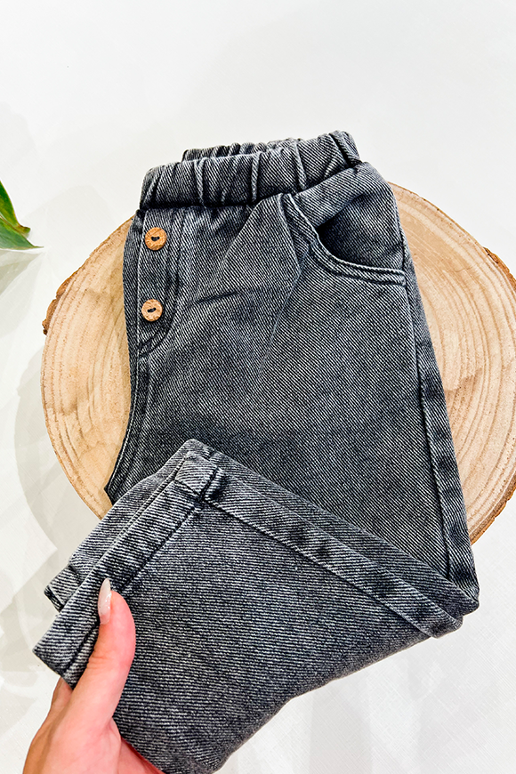 Play Up - Pantaloni lavaggio grigio di jeans di cotone