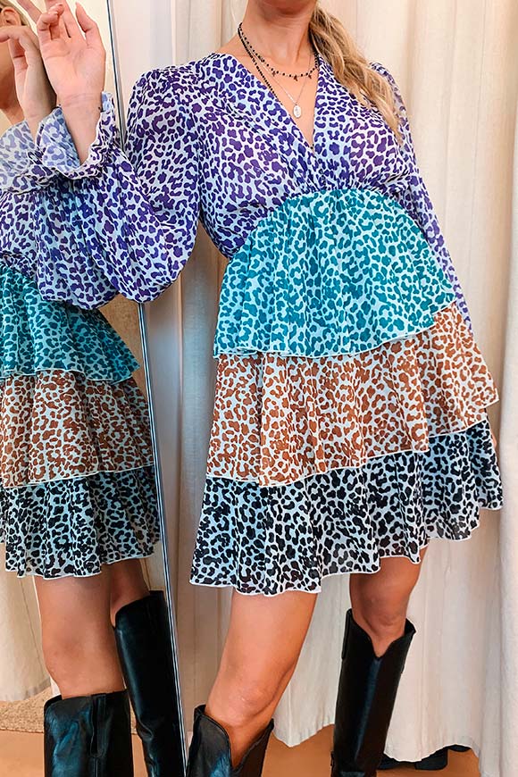 Dixie - Multicolor leopard dress