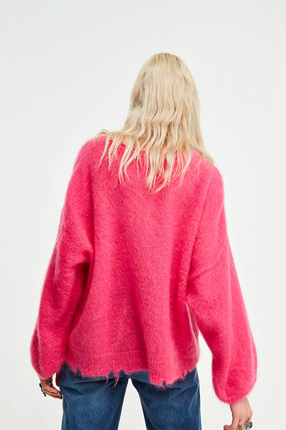Aniye By - Maglione fucsia Sweet in mohair