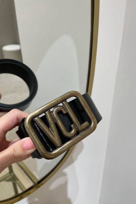 Vicolo - VCL Black leather belt