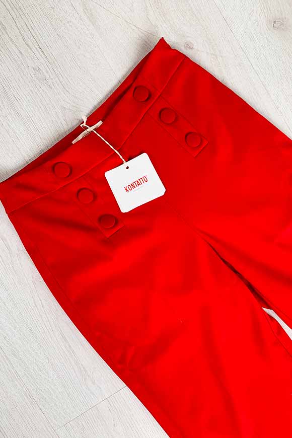 Kontatto - Pantaloni rossi palazzo