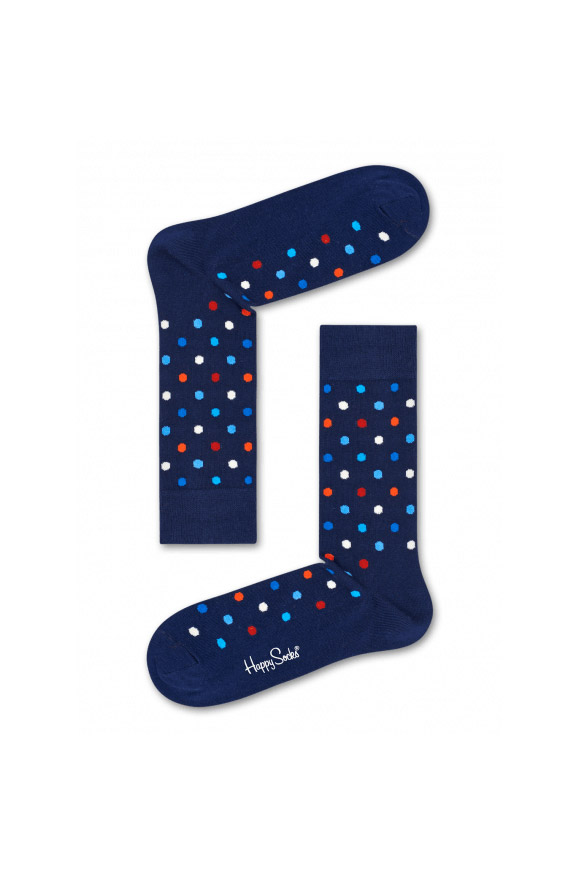 Happy Socks - Calze dot blu chiare Unisex