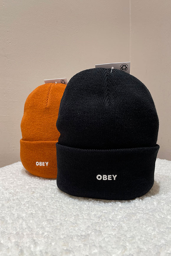 Obey - Cappello nero basico con ricamo logo