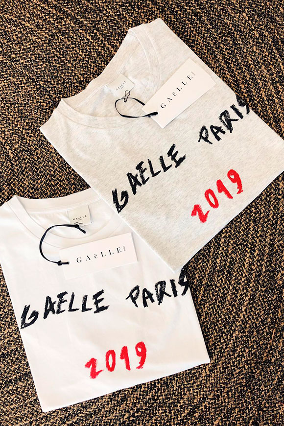 Gaelle - T shirt short sleeve white 2019