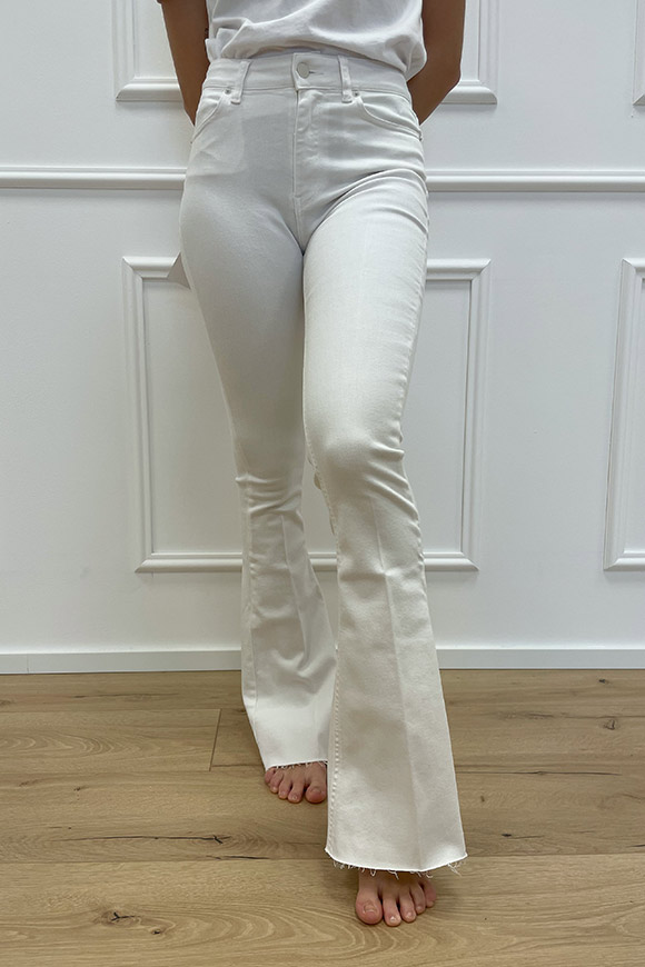Vicolo - Jeans Gisele flare bianco