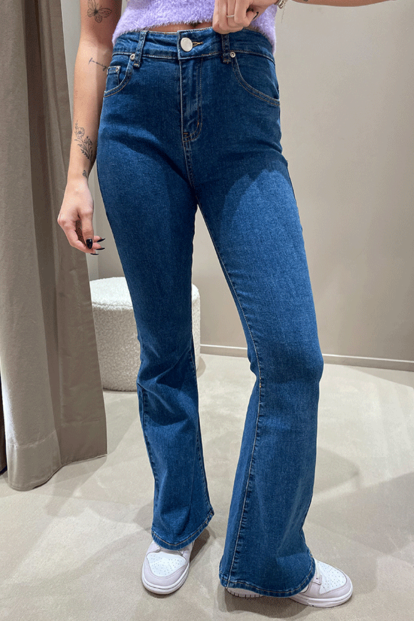Glamorous - Jeans blu scuro a zampa