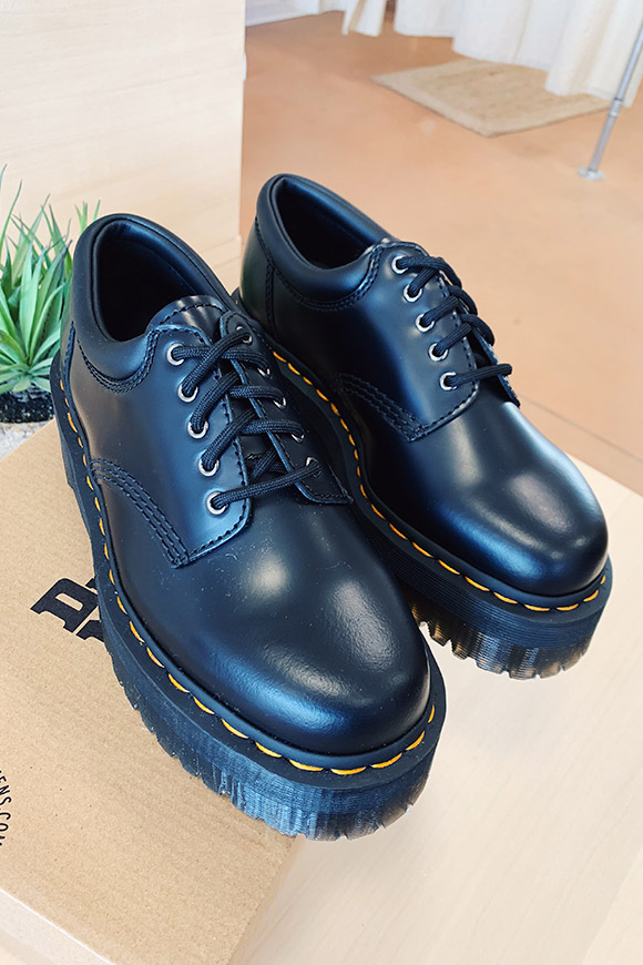 Dr Martens - Black lace-up shoes Quuad Platform