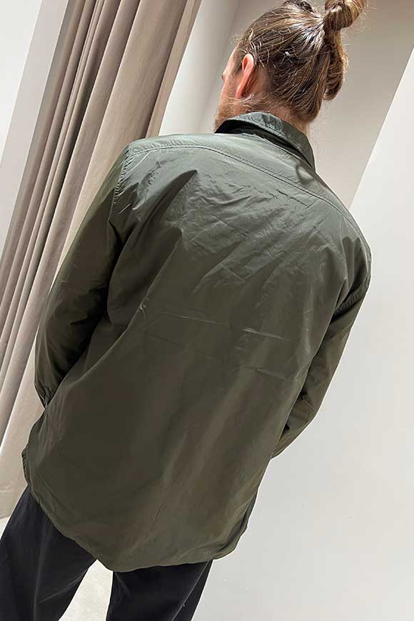 Why not brand - Giacca a vento verde militare in nylon