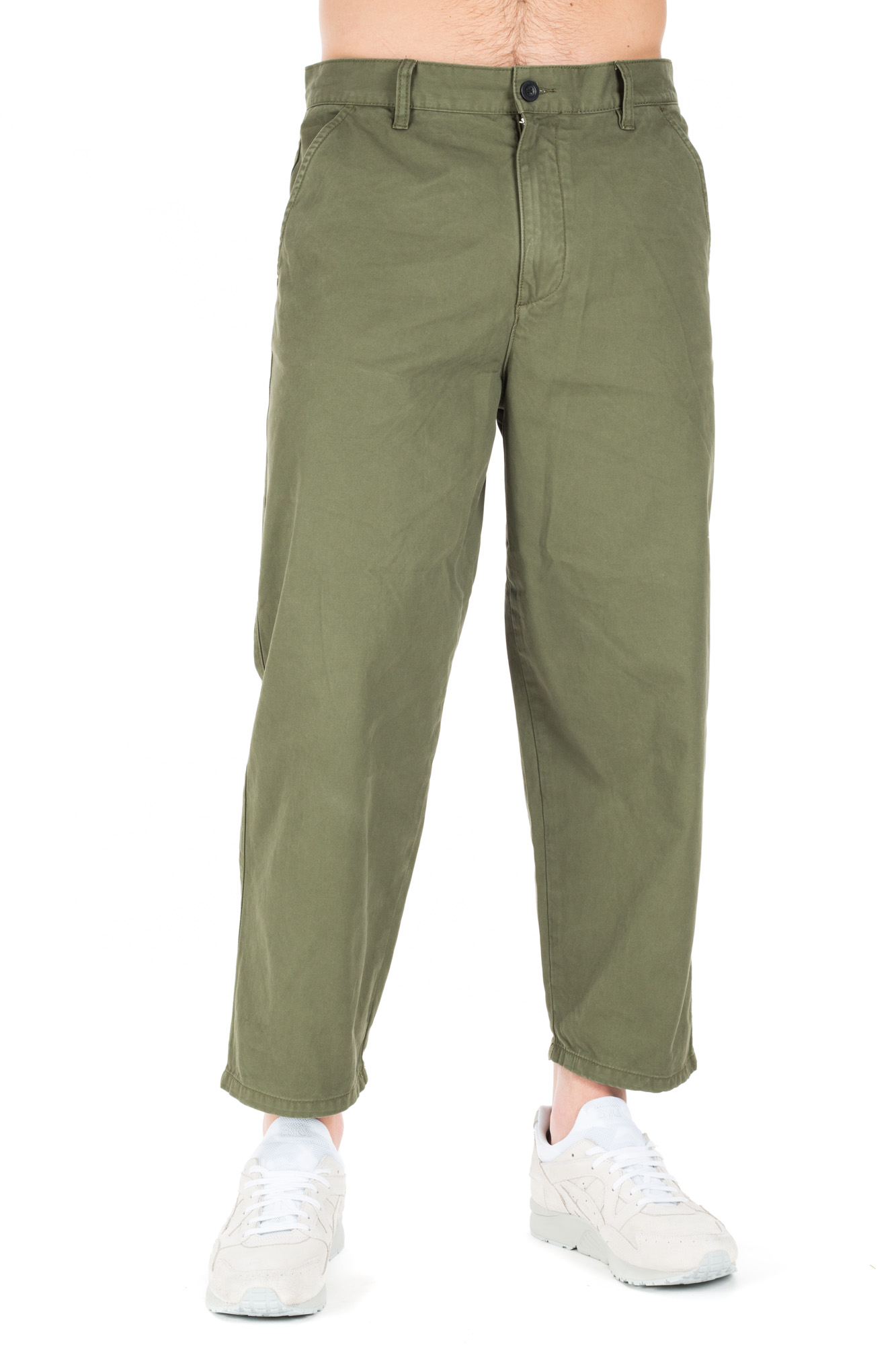 Dr. Denim - Pantalone ampio verde militare