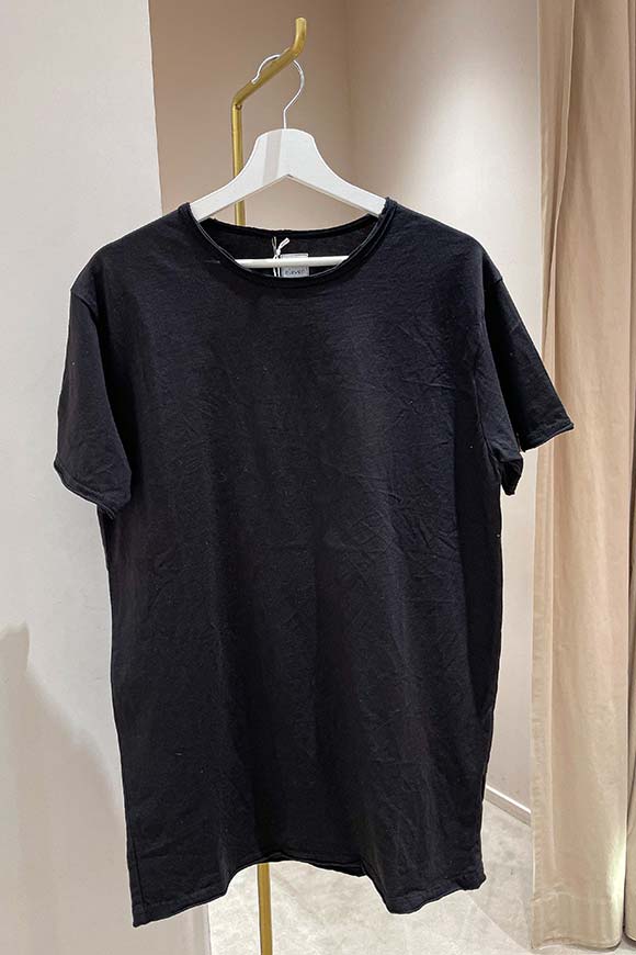 Block Eleven - T shirt basic nera girocollo