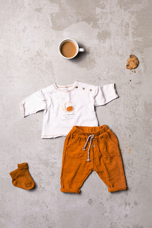 Play Up - Pumpkin pants with drawstring and Jar buttons