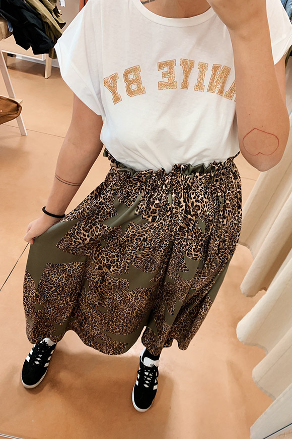 Vicolo - Safari / leopard skirt