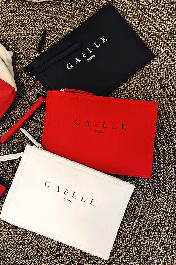 Gaelle - Pochette rossa basica con logo